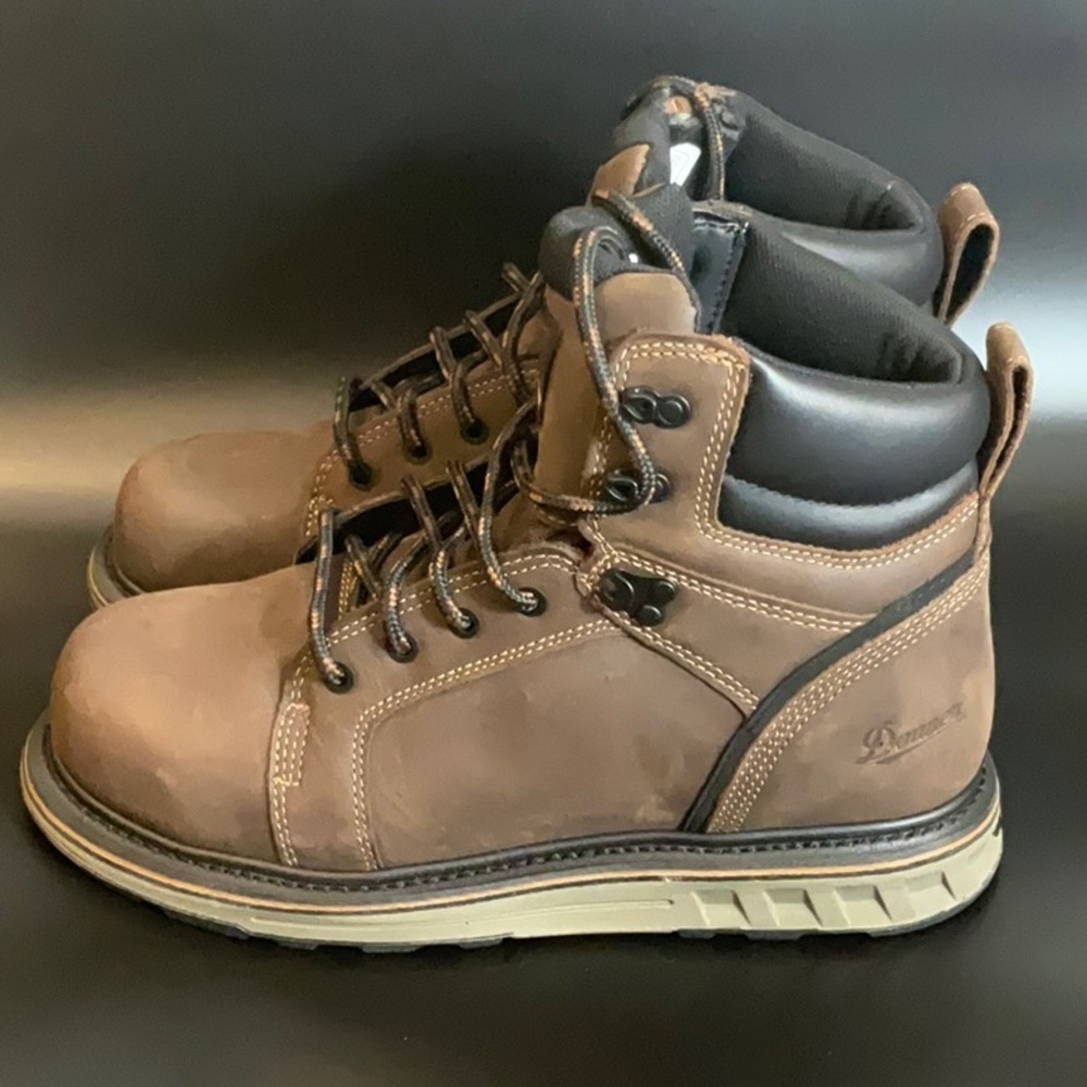 Danner Steel Yard 6" Brown Steel Toe Wedge Hot